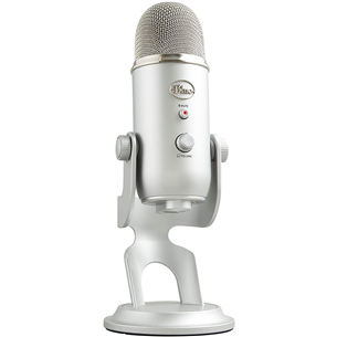 Blue Yeti, USB, hõbedane - Mikrofon