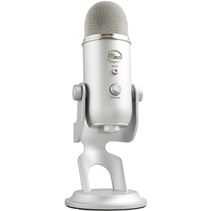 Blue Yeti, USB, серебристый - Микрофон