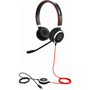 Jabra Evolve 40, must - Peakomplekt