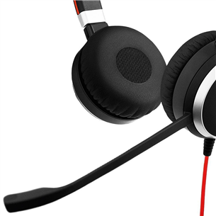 Jabra Evolve 40, must - Peakomplekt