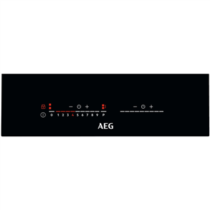 AEG, laius 36 cm, raamita, must - Integreeritav induktsioonpliidiplaat