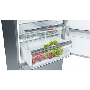 Bosch NoFrost 438 L, stainless steel - Refrigerator