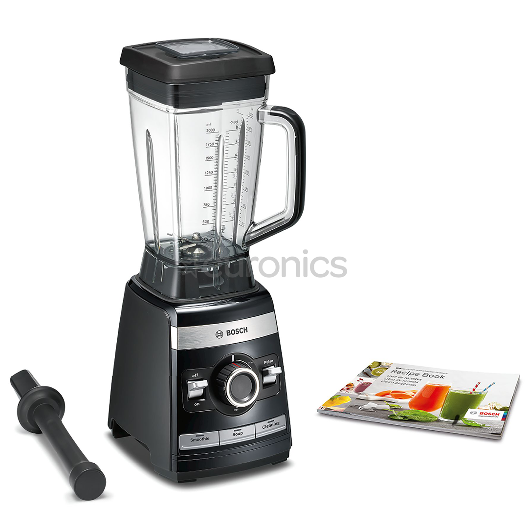 Bosch VitaBoost, 1600 Вт, 2,5 л, черный/серебристый - Блендер