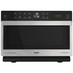 Whirlpool, 33 L, 900 W, inox - Microwave Oven with Grill