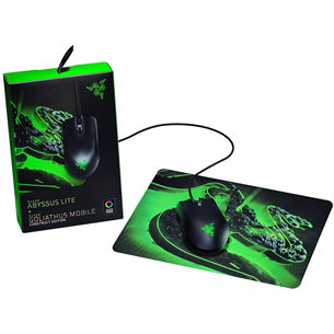Razer Abyssus Lite + Goliathus - Wired Optical Mouse + Mouse Pad