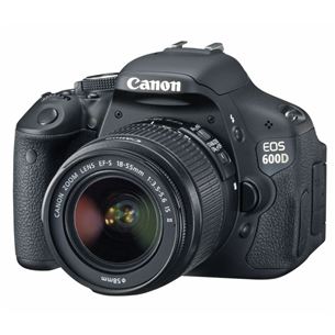 Зеркальная камера EOS 600D + объектив EF-S 18-55 мм IS II, Canon