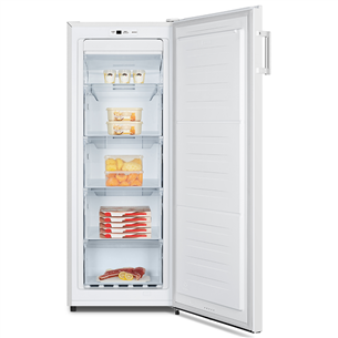 Hisense, NoFrost, 155 L, height 144 cm, white - Freezer