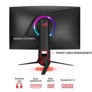 32'' curved WQHD LED VA monitor ASUS ROG Swift