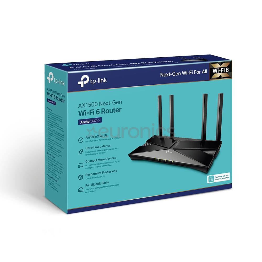 TP-Link Archer AX10, black - WiFi router