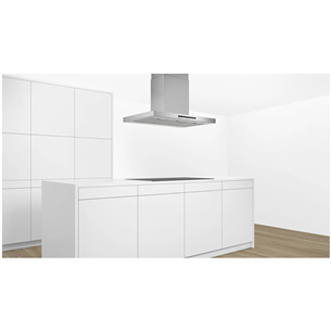 Bosch, 754 m³/h, width 89.8 cm, inox - Island Cooker Hood