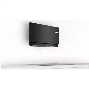 Bosch, 739 m³/h, width 89 cm, black/inox - Cooker Hood