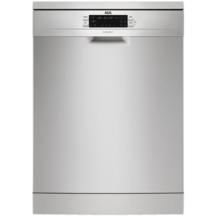 AEG 6000, 15 place settings, inox - Freestanding Dishwasher