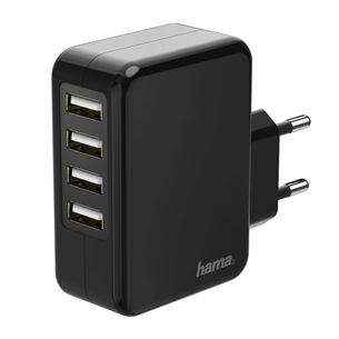 Комнатное зарядное устройство Hama USB 4x (24 Вт)