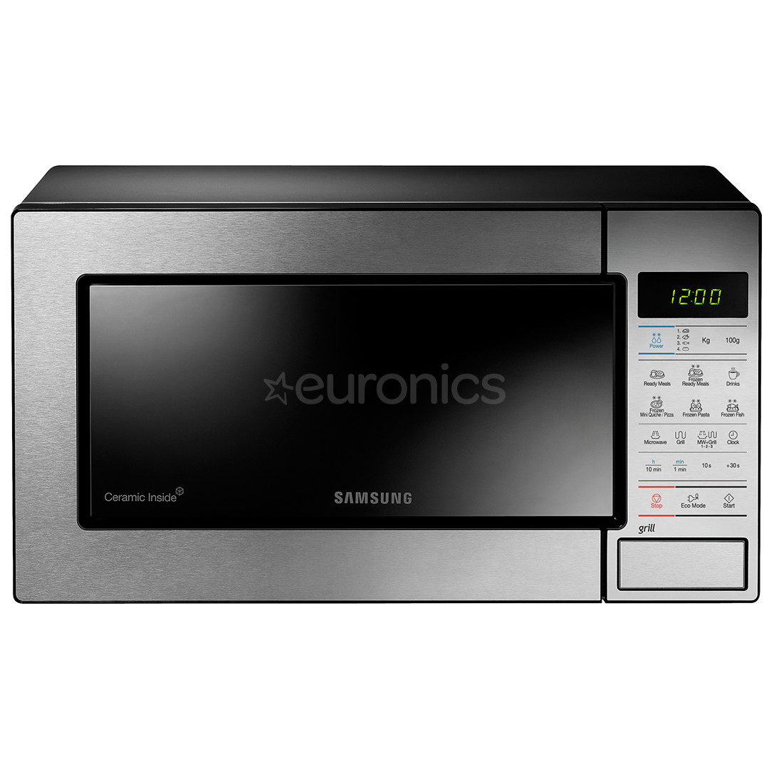 Samsung, 23 L, 800 W, silver - Microwave Oven with Grill