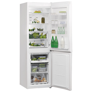 Whirlpool, NoFrost, 338 L, height 192 cm, white - Refrigerator