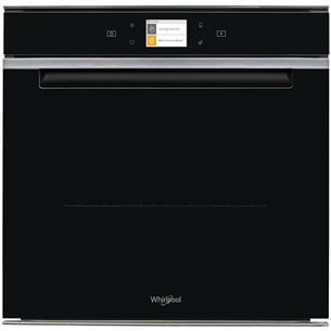 Whirlpool, 73 л, черный - Интегрируемый духовой шкаф W9IOM24S1H