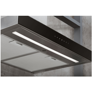 Whirlpool, 750 m³/h, width 59.8, black/inox - Cooker Hood