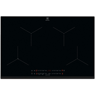 Electrolux 700 SenseFry, width 78 cm, frameless, black - Built-in Induction Hob EIS8134