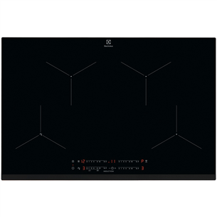 Electrolux 700 SenseFry, width 78 cm, frameless, black - Built-in Induction Hob