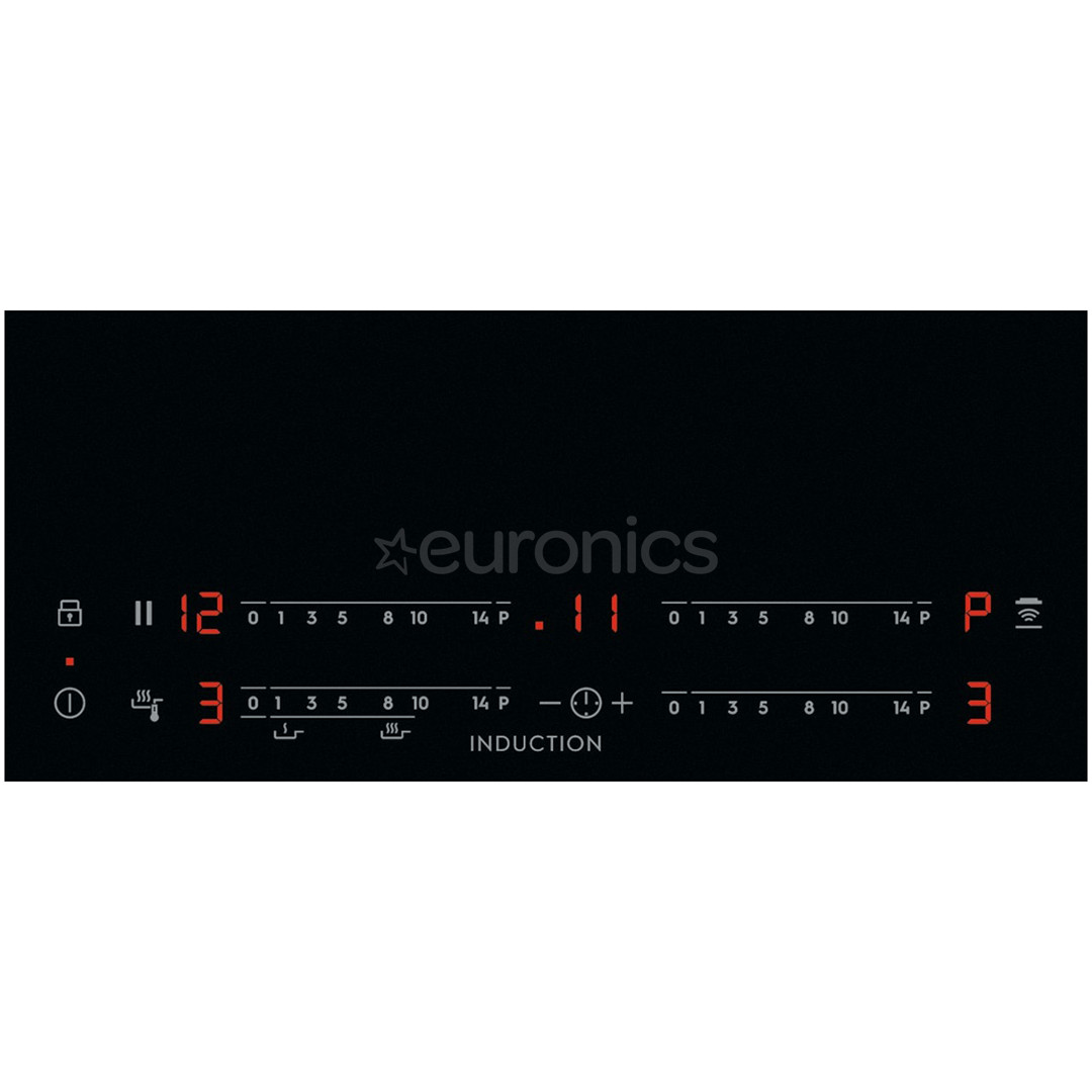 Electrolux 700 SenseFry, width 78 cm, frameless, black - Built-in Induction Hob