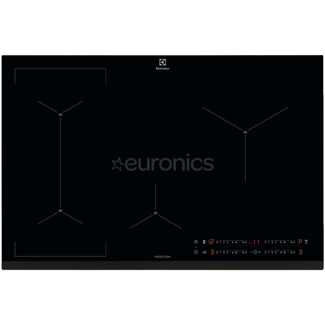 Electrolux 700 Series, ширина 78 см, без рамы, черный - Интегрируемая индукционная варочная панель