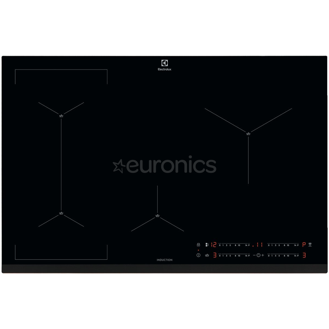 Electrolux 700 Seeria, laius 78 cm, raamita, must - Integreeritav induktsioonpliidiplaat