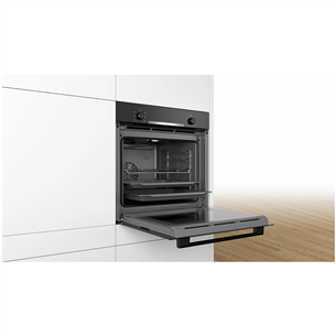 Bosch Serie 2, 71 L, black - Built-in Oven