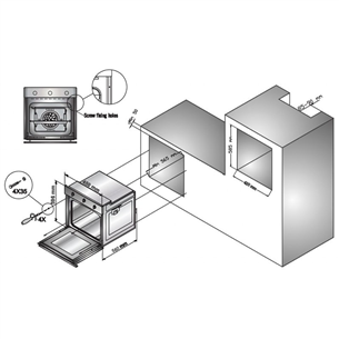 Built-in oven Schlosser