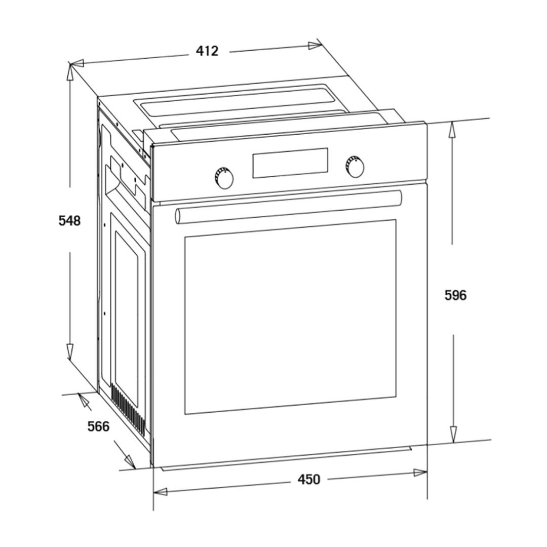 Built-in oven Schlosser