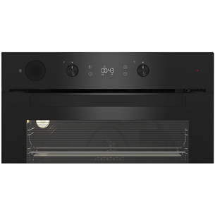 Beko, 71 L, pyrolytic cleaning, black - Built-in oven