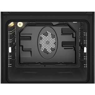 Beko, 71 L, pyrolytic cleaning, black - Built-in oven