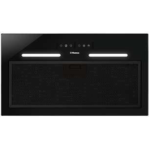 Hansa, 462 m³/h, width 55 cm, black - Built-in Cooker Hood OMP6553BGH