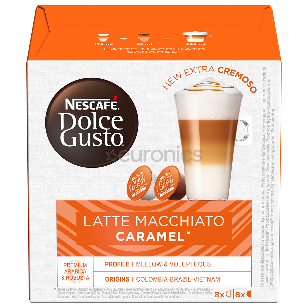 Nescafe Dolce Gusto Caramel Latte Macchiato, 8 portions - Coffee capsules