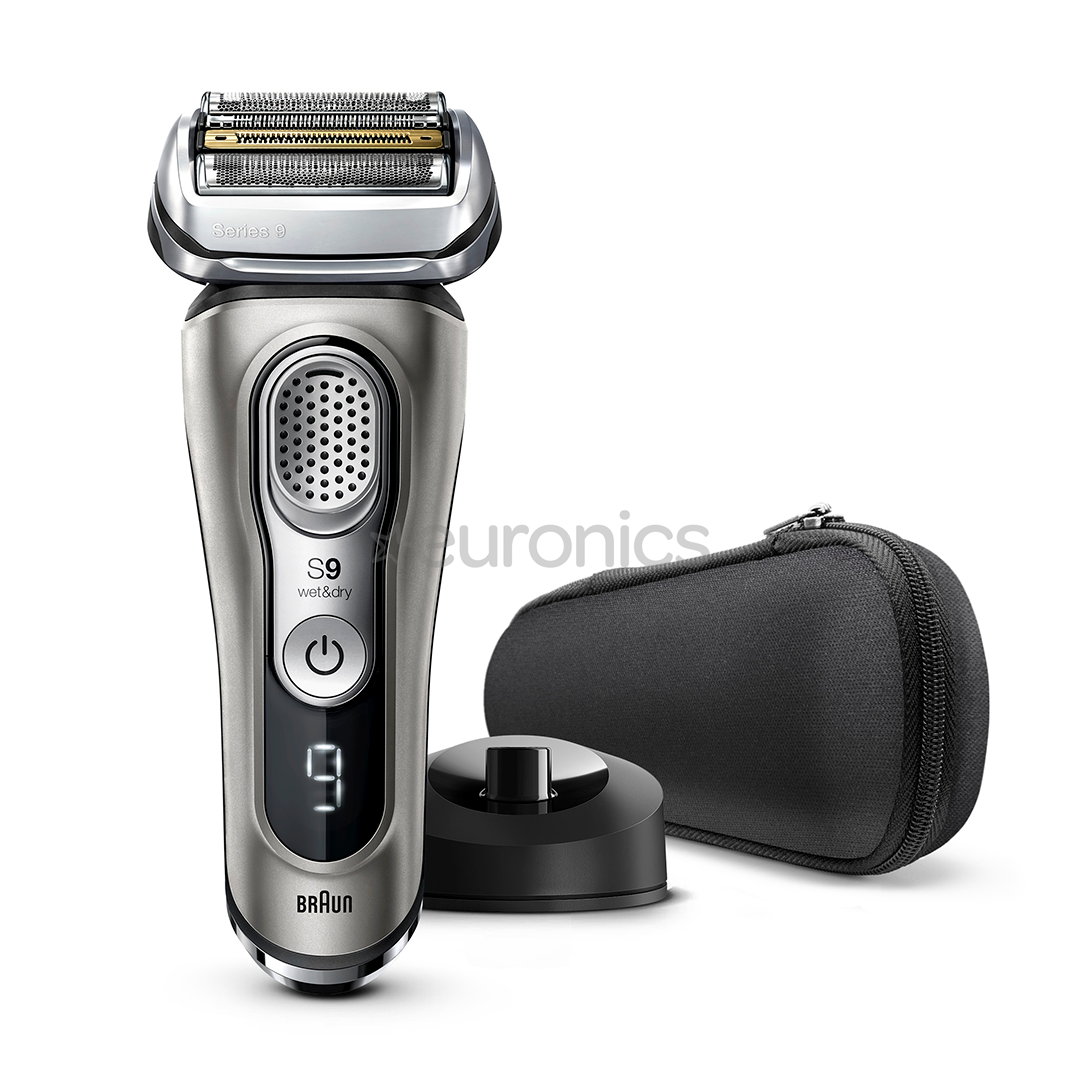 Braun Series 9 Wet & Dry, серебристый/черный - Бритва