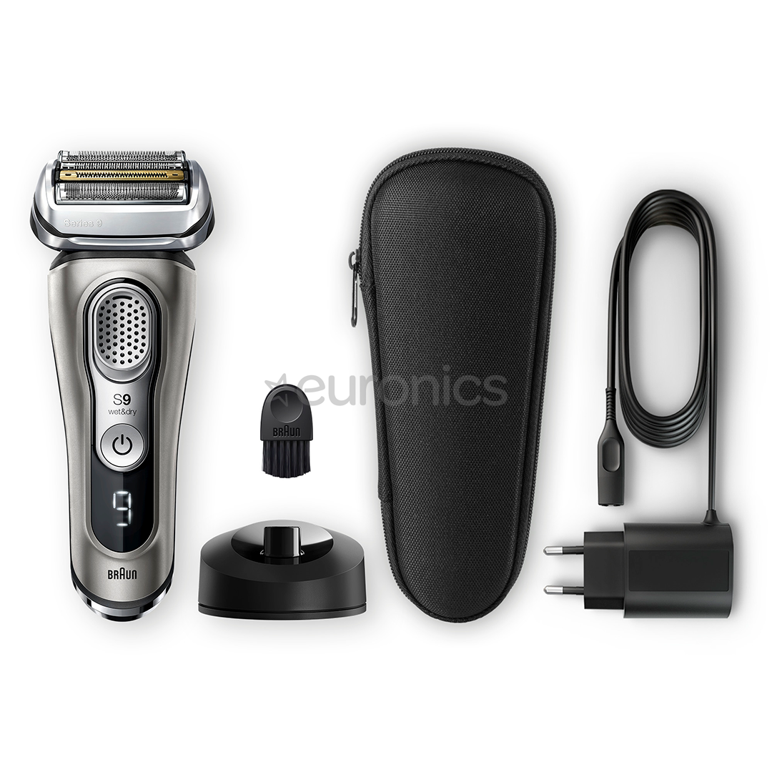Braun Series 9 Wet & Dry, серебристый/черный - Бритва