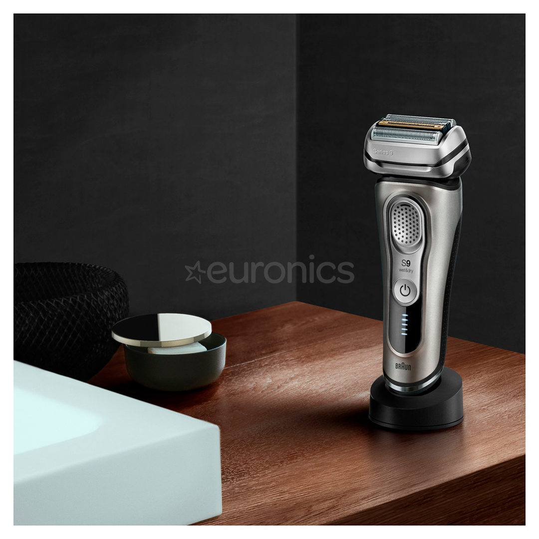 Braun Series 9 Wet & Dry, серебристый/черный - Бритва