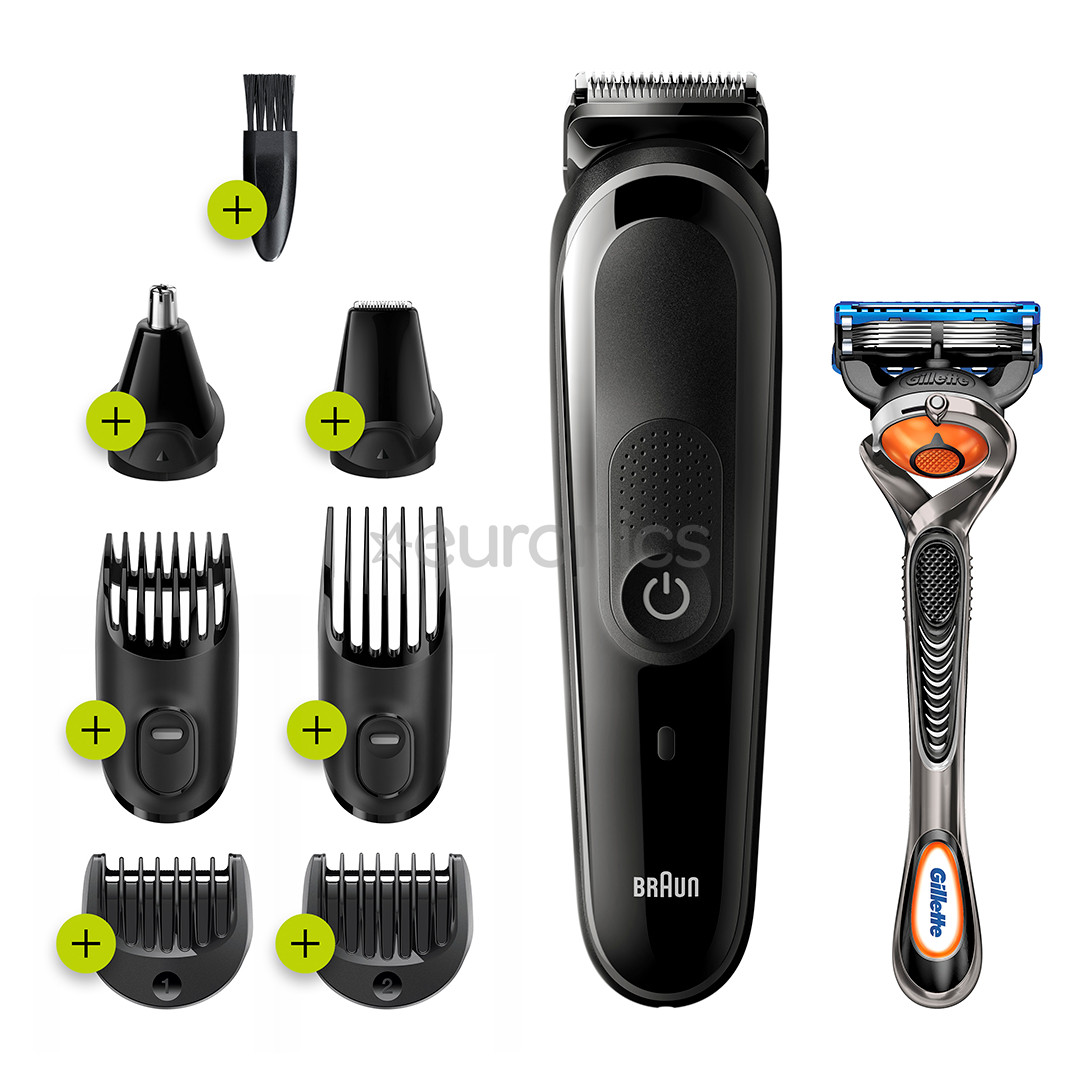 Braun, 8 в 1, черный - Мультитриммер