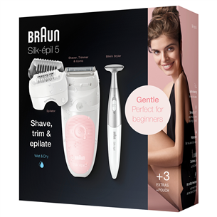 Braun Silk-épil 5, white/pink - Epilator set