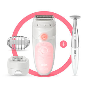 Braun Silk-épil 5, white/pink - Epilator set