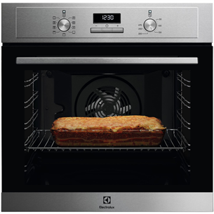 Electrolux SurroundCook 600, VelvetClosing, 72 L, roostevaba teras - Integreeritav ahi