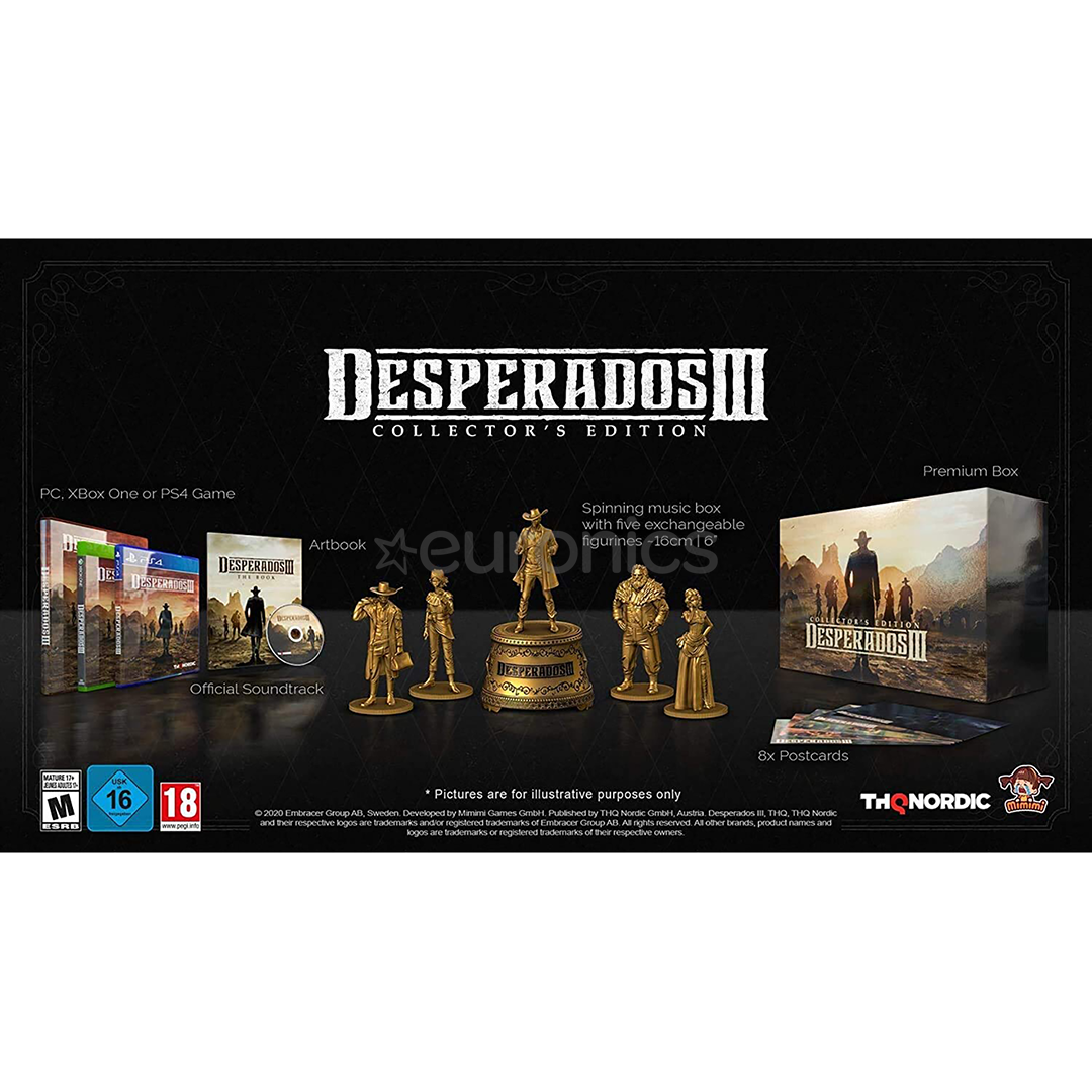 PC game Desperados III Collector's Edition