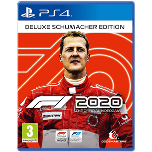 PS4 game F1 2020 Deluxe Schumacher Edition