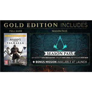 PS4 game Assassin's Creed: Valhalla GOLD Edition