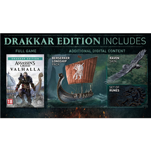 PS4 game Assassin's Creed: Valhalla Drakkar Edition