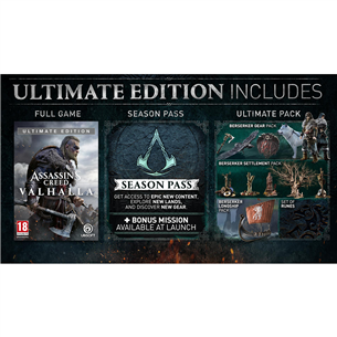 PS4 game Assassin's Creed: Valhalla Ultimate Edition