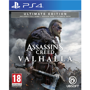 PS4 game Assassin's Creed: Valhalla Ultimate Edition