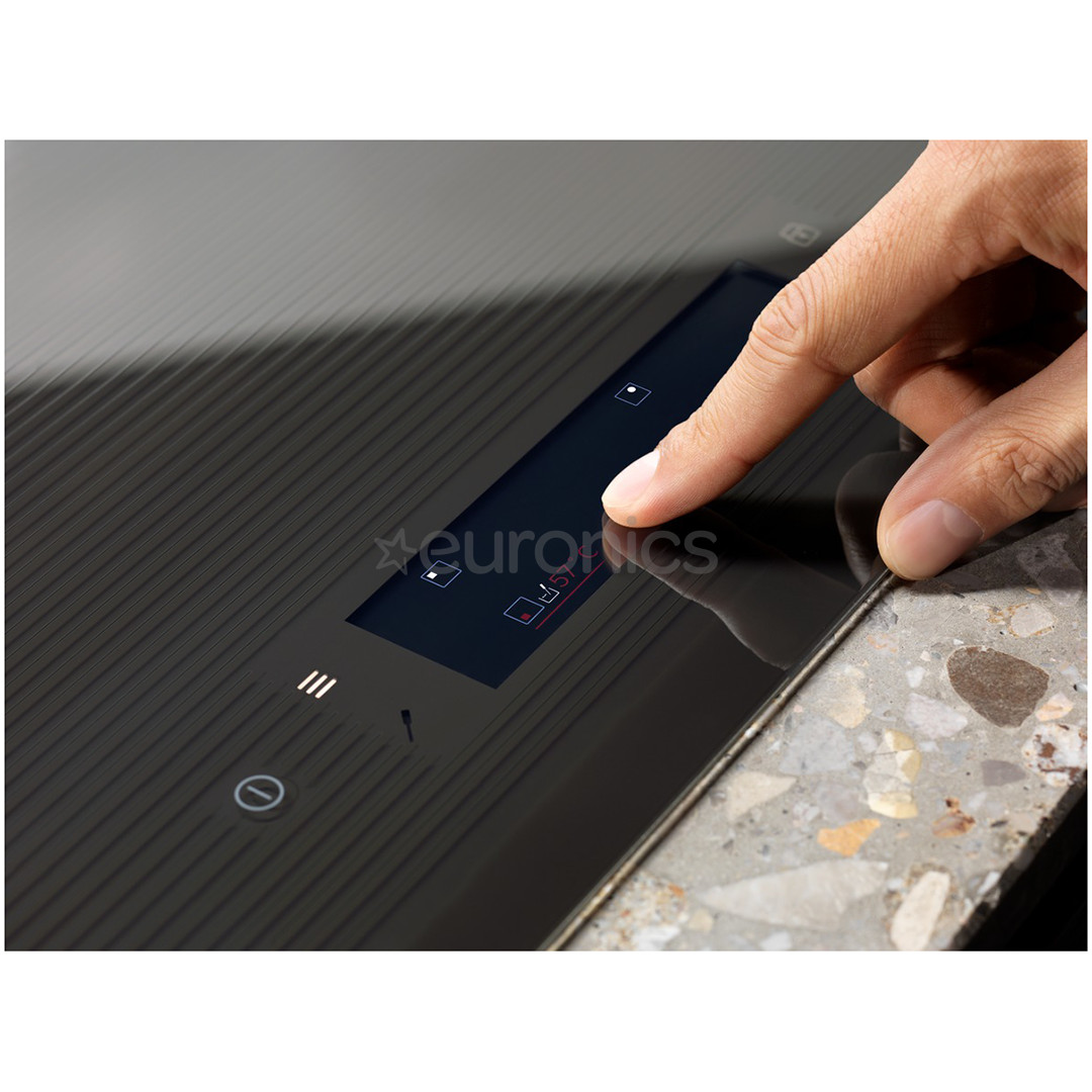 Electrolux 900 SensePro, laius 59 cm, raamita, tumehall - Integreeritav induktsioonpliidiplaat