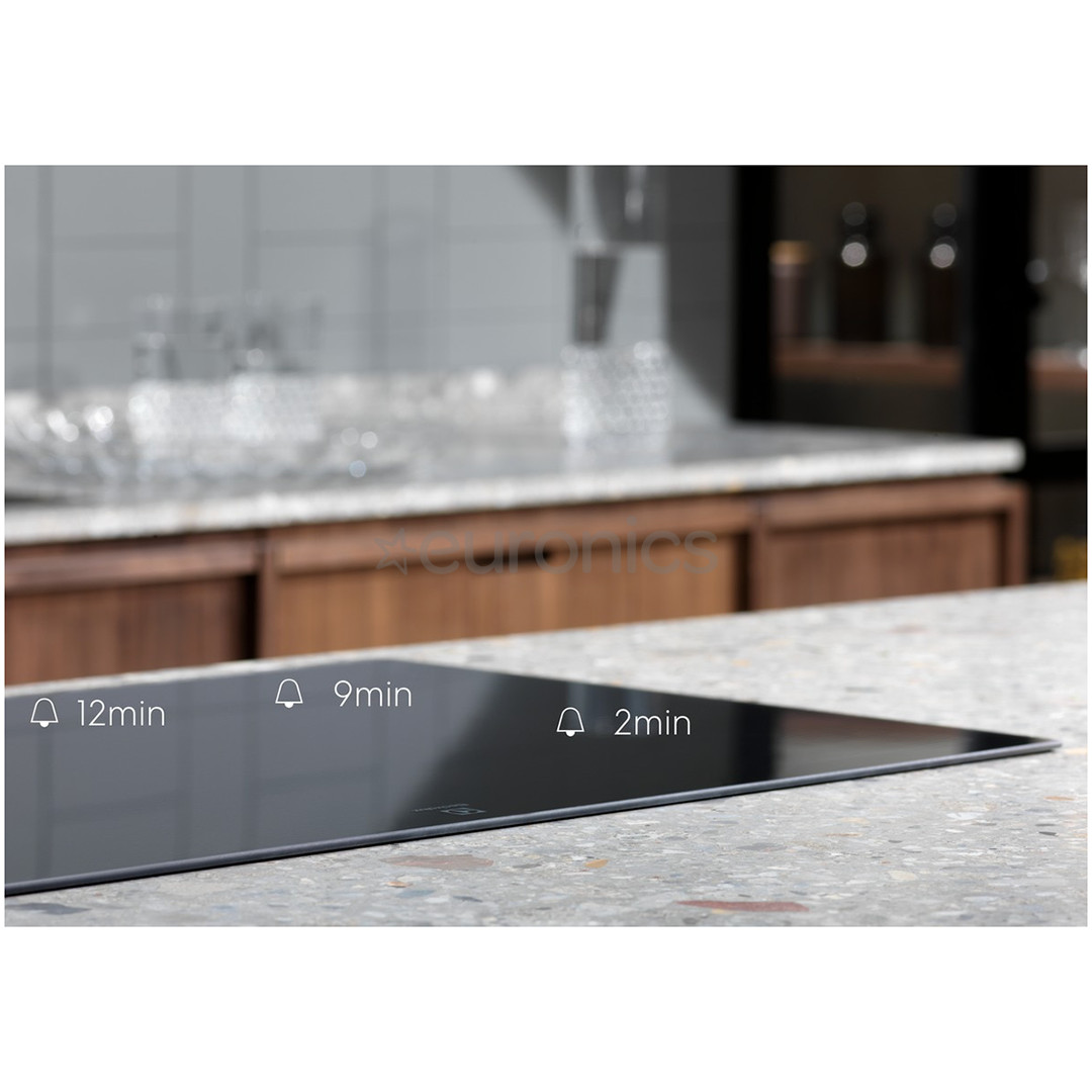 Electrolux 900 SensePro, laius 59 cm, raamita, tumehall - Integreeritav induktsioonpliidiplaat