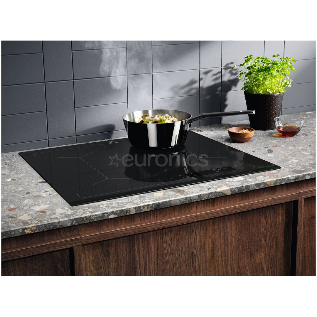 Electrolux 900 SensePro, laius 59 cm, raamita, tumehall - Integreeritav induktsioonpliidiplaat