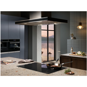 Electrolux 900 SensePro, laius 59 cm, raamita, tumehall - Integreeritav induktsioonpliidiplaat